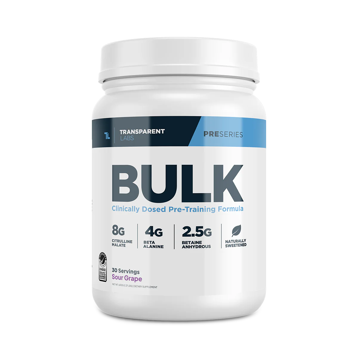 Bulk Pre-Workout -30 Servings - Mann Nutrition 