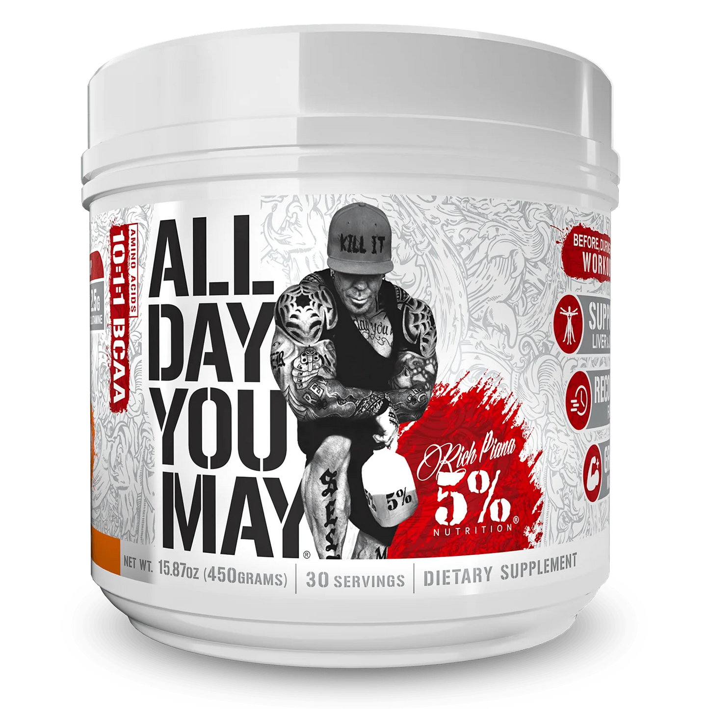 5% All Day You May BCAA 30 Servs - Mann Nutrition 