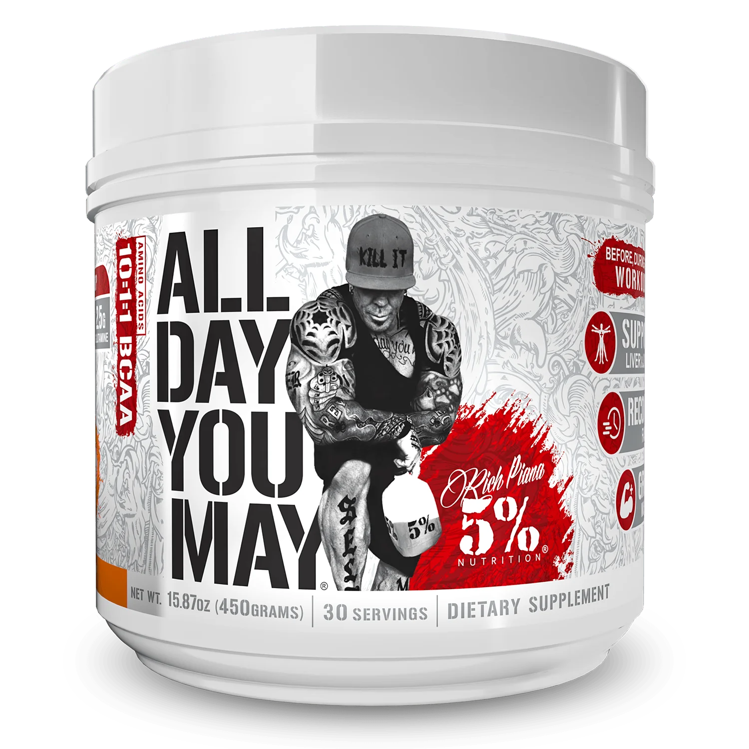 5% All Day You May BCAA 30 Servs - Mann Nutrition 